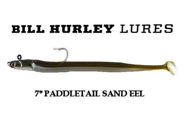 eel fishing lures Rigged Eel* Army Green Pearl Devilman Handmade