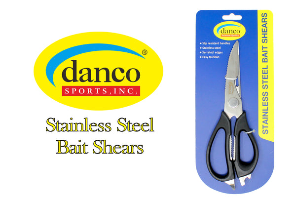 danco fishing lure Danco Stainless Steel Bait Shears – Grumpys Tackle