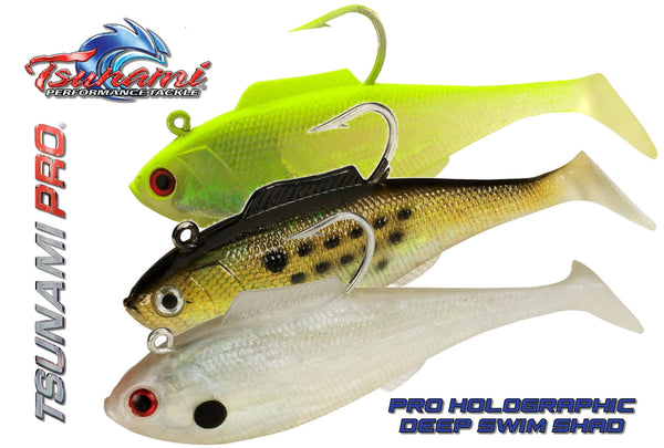 Tsunami Pro Holographic Deep Swim Baits – Grumpys Tackle