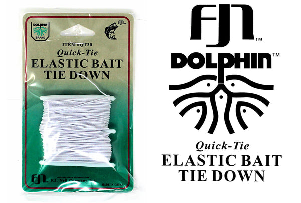 FJ Neil Dolphin Quick Tie Elastic Bait Tie Down FJ Neil Dolphin Quick Tie Elastic Bait Tie Down