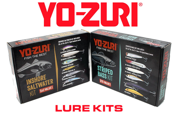 bass fishing lure kits Booms Topwater Fishing Lures 3Pack Trout Freshwater Saltw Booms Fishing Official This all Yo-Zuri Striped Bass Kit