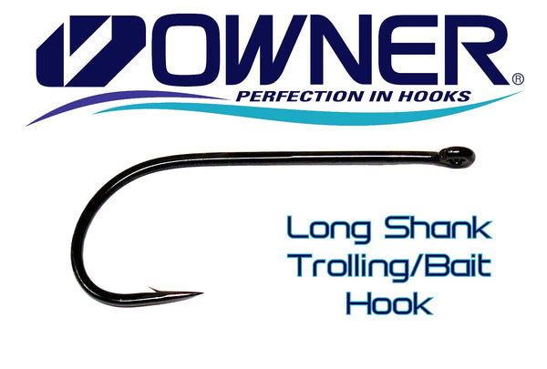 Owner Long Shank Hooks, 7/0 (12-Pack)