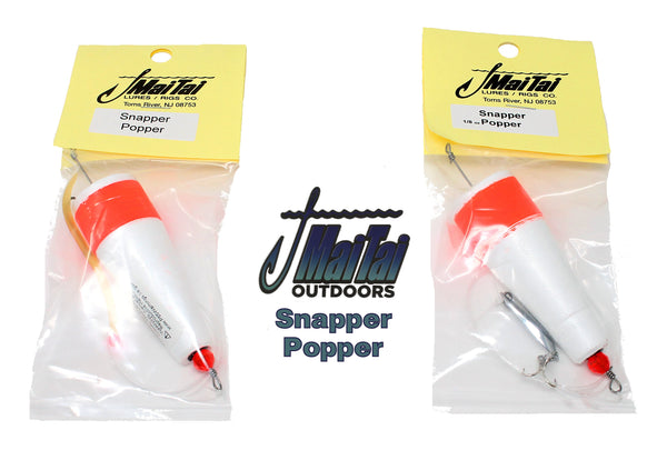 fishing dock bluefish snapper popper lure MaiTai Snapper Popper