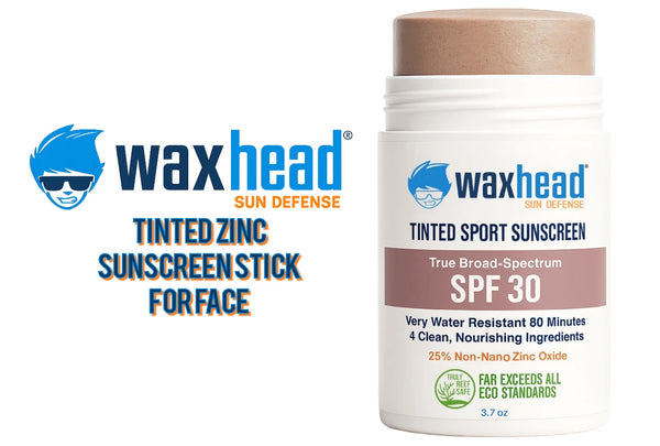 Waxhead Sun Defense Tinted Zinc Sunscreen Stick for Face (3.7 oz