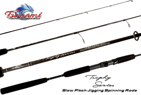 Tsunami TSSPJS-601MH Trophy Slow Pitch Jigging Spinning Rod