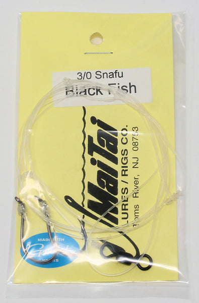 blackfish fishing hooks MaiTai SNAFU Rig Rigs are 15 inches windy conditions 3 Bass Fishing Baits Model:LX-TW400-P
