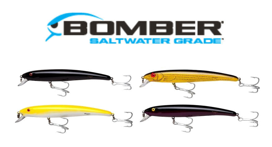 Bomber Saltwater Grade Magnum Long A - Chartreuse Flash/Black Back/Orange  Belly