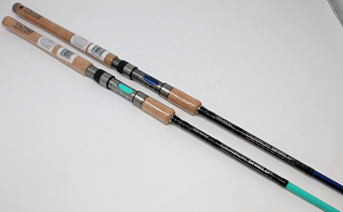 tsunami carbon shield 2 rod 8ft II Big Bait Conventional Rods Tsunami Carbon Shield II Spinning Rods are designed with Fuji K Guides with Fazlite inserts Tsunami Carbon Shield II Casting