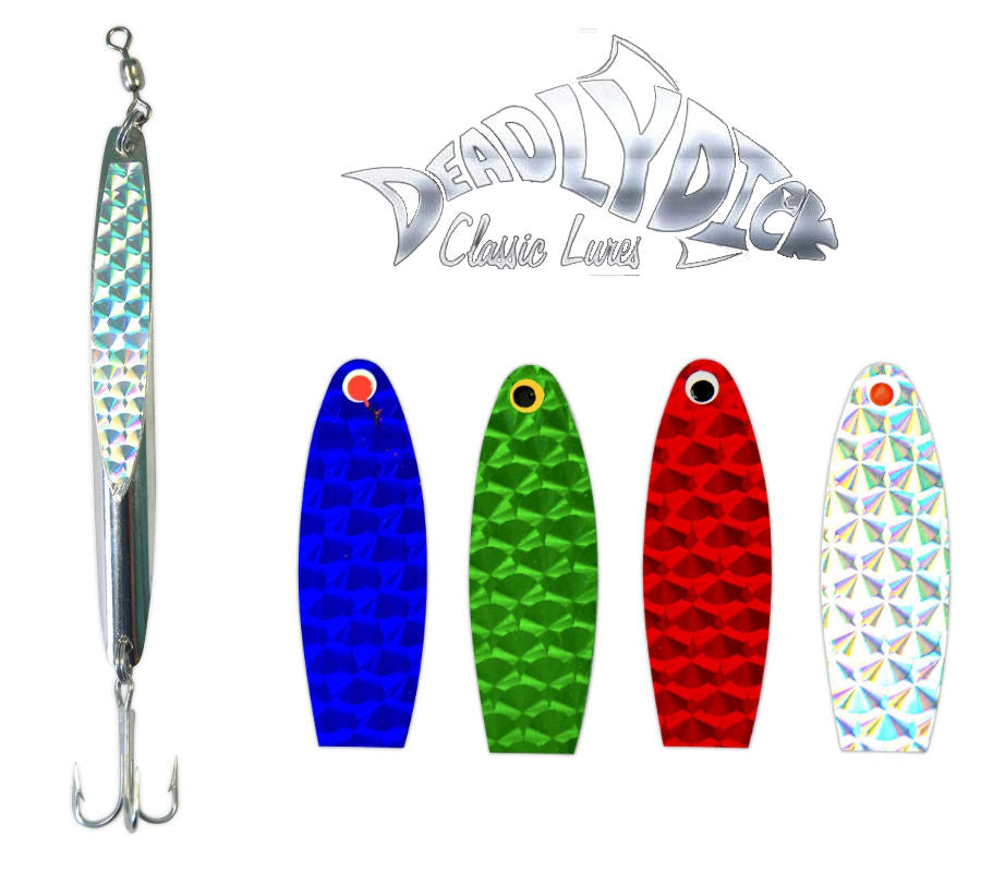 Deadly Dick Long Casting-Jigging lures, # 2-Silver