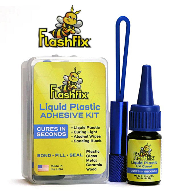 FlashFix Liquid Plastic Adhesive Kit – Grumpys Tackle