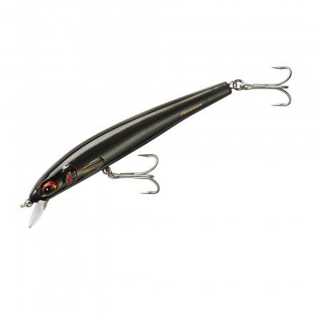 bomber 612 fishing lures Bomber Long Shot Minnow 6in Black