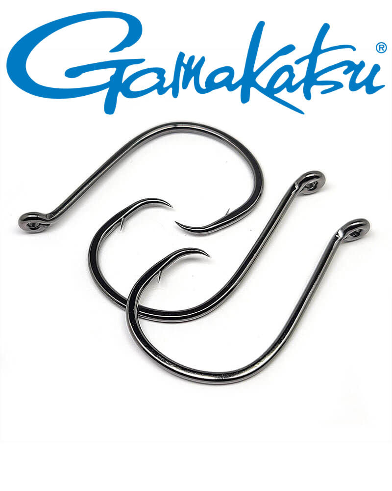 Gamakatsu Octopus Inline Circle Black 8/0 6pk