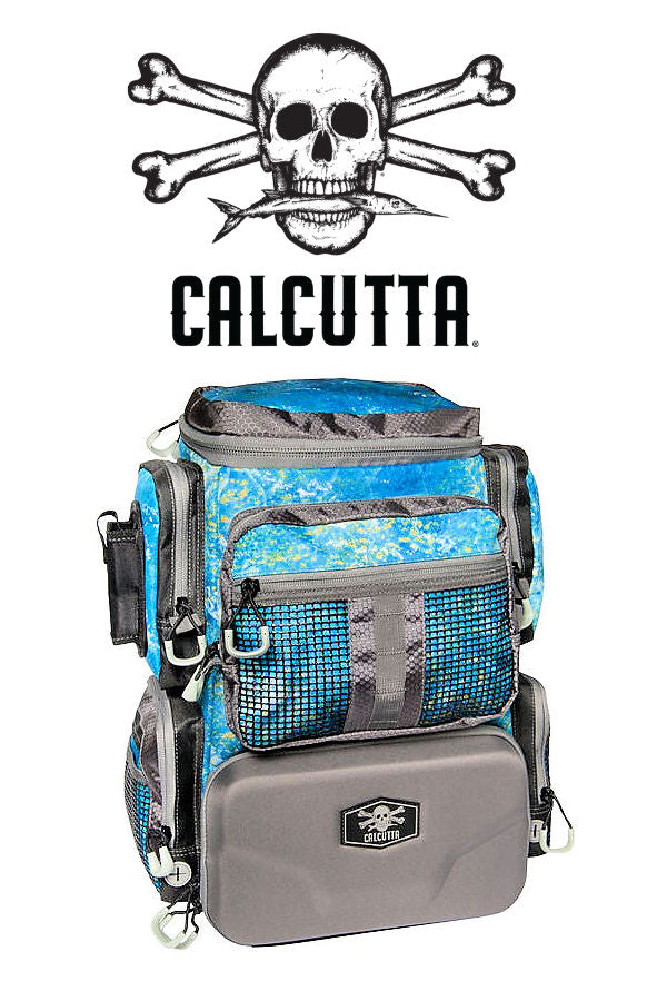 Calcutta 3600 Series Squall Camo Tackle Bag With 4 Trays