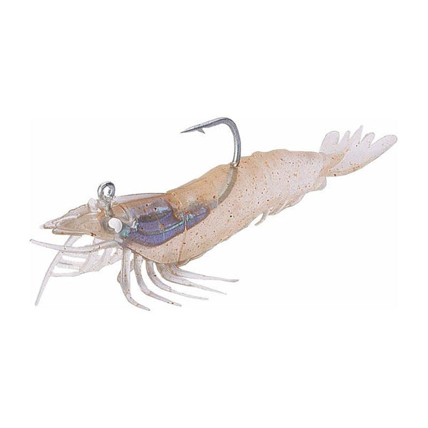 Tsunami Holographic Shrimp 3in Green/Pink/Gold Glitter