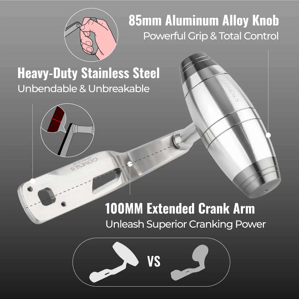 Gomexus Power Handle for Shimano Talica – Grumpys Tackle