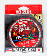 Yo-Zuri SuperBraid 9 Five Color Braided Line