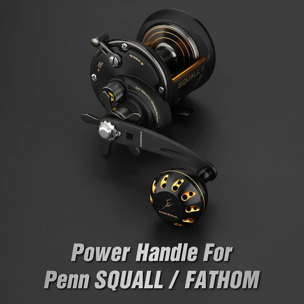 fathom ii star drag conventional reel Gomexus Stainless Steel Handle for Penn Squall & Fathom Conventional R –  Grumpys Tackle