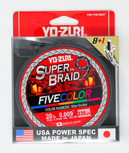 Yo-Zuri SuperBraid 9 Five Color Braided Line