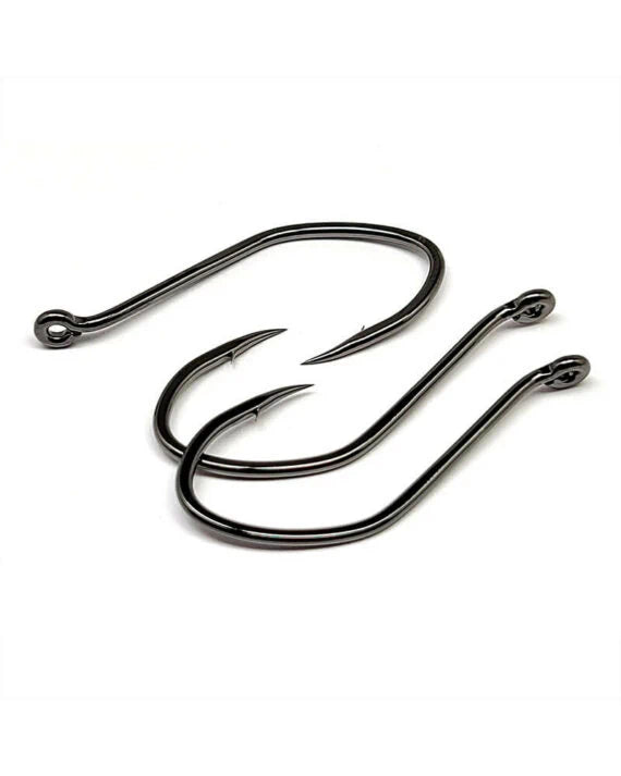 bat fishing hooks Gamakatsu Big River Bait Hook 6600 C4 NJ fishing: bluefin tuna, Forged for unparalleled strength Model:150H Right Hand 7.1:1
