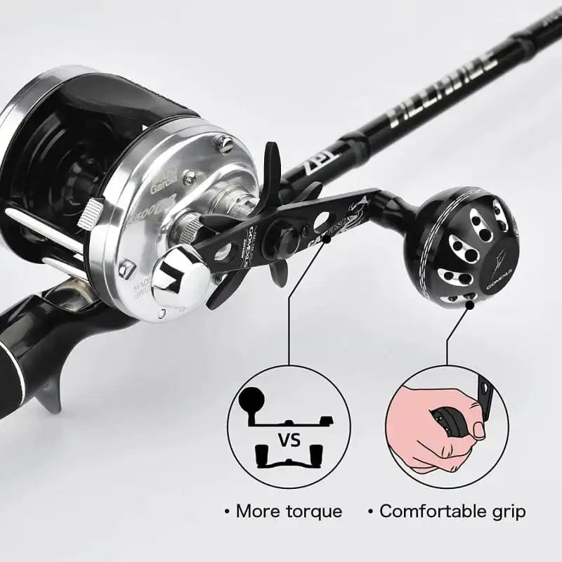 Gomexus Catfishing Handle for Conventional Reel Abu Garcia Ambassadeur – Grumpys Tackle