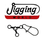 Jigging World 3 Way Swivels with Duo Lock Snap