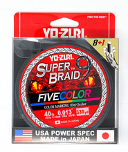 Yo-Zuri SuperBraid 9 Five Color Braided Line