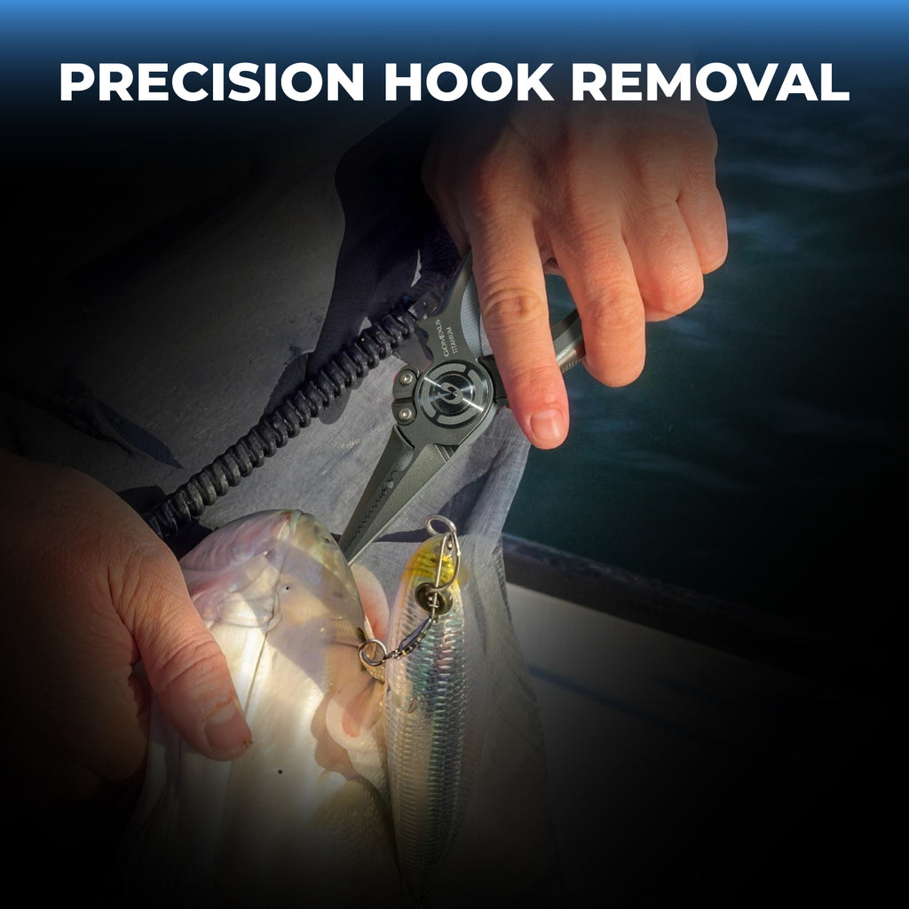 best fishing hook removal pliers Gomexus Plier X Titanium 7” Straight Nose LB Test:20LB Shimano Caius C Baitcasting Colors_Chartreuse secure handling