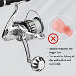 Gomexus Plug&Play Aluminum Power Handle For Shimano Stradic FM Spinning Reel