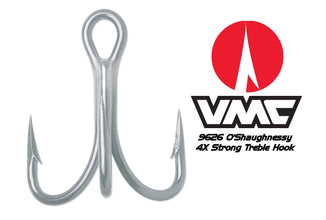 VMC® 9626 O'Shaughnessy Treble Hook 4X Strong – Grumpys Tackle