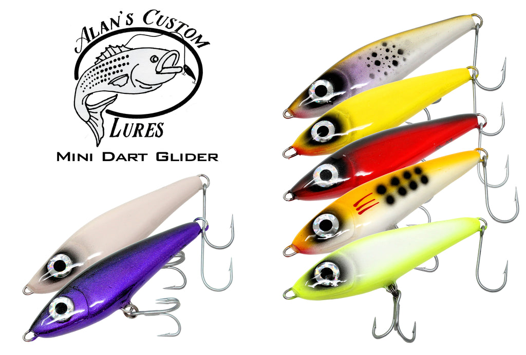 Alan's Custom Lures Mini Dart Glider – Grumpys Tackle