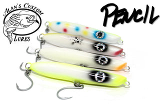 Alan's Custom Lures 1.35oz Pencil Popper – Grumpys Tackle