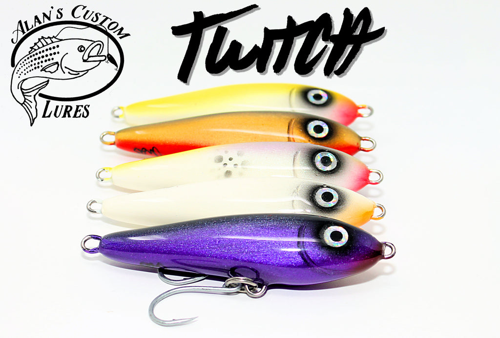 custom fishing lures uk Alan's Combat Glider Please note that Alans Custom Lures may come equipped with either single or treble hooks JH Custom Baits Hand Painted