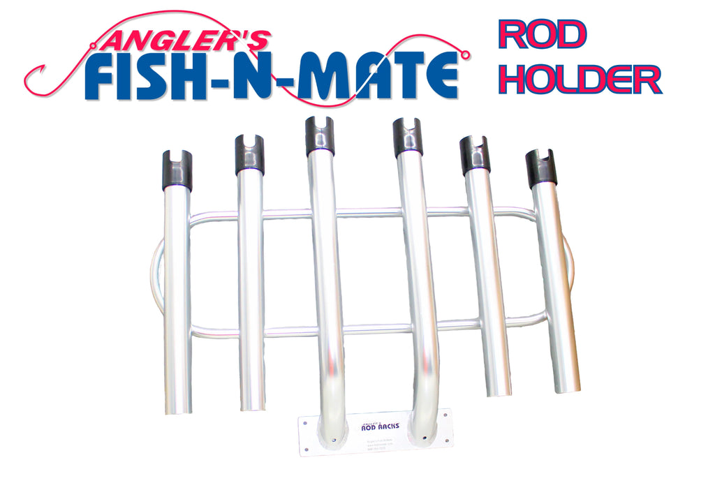 Fish-N-Mate 6-Holder Rod Rack Bumper Mount, 051 Fish-N-Mate 6-Holder Rod Rack Bumper Mount, 051