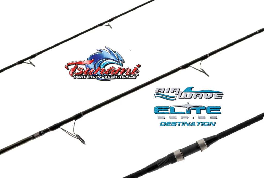 Tsunami Airwave Elite Destination Series Travel Surf Spinning Rod – Grumpys Tackle