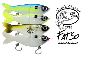 Alan's Custom Lures Fatso Jointed Glide Bait