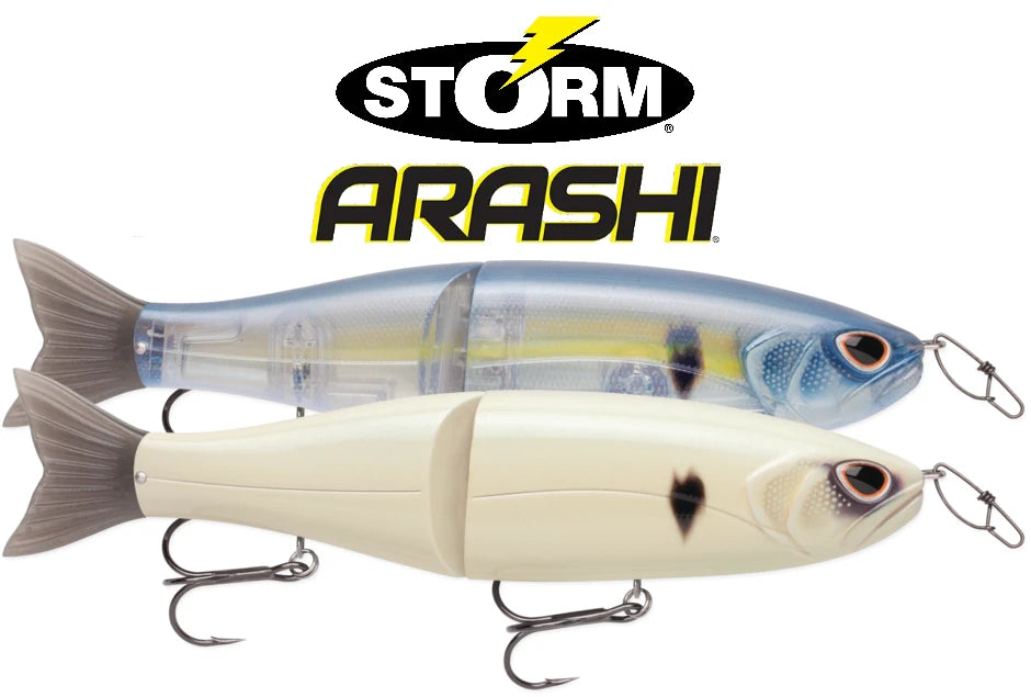 arashi fishing lures Storm Glide Pro Blue stable glide action at any speed Storm Arashi Glide Glide Bait