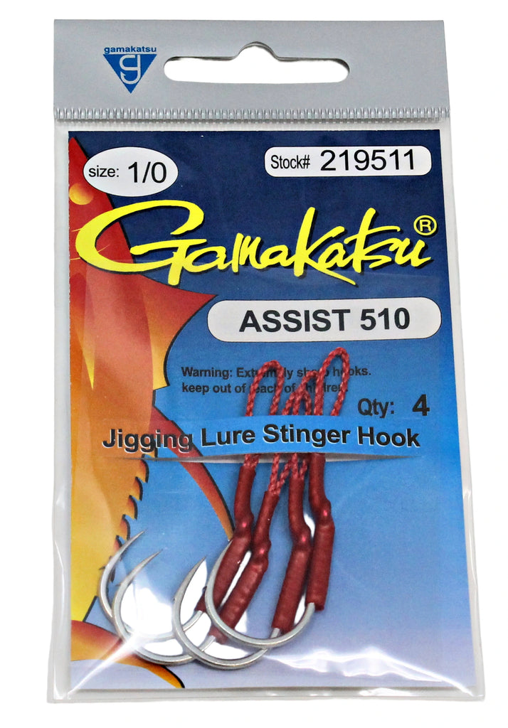 Gamakatsu Assist 510 Jigging Lure Stinger Hook – Grumpys Tackle