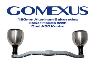 Gomexus 120mm Aluminum Baitcasting Power Handle With Dual A30