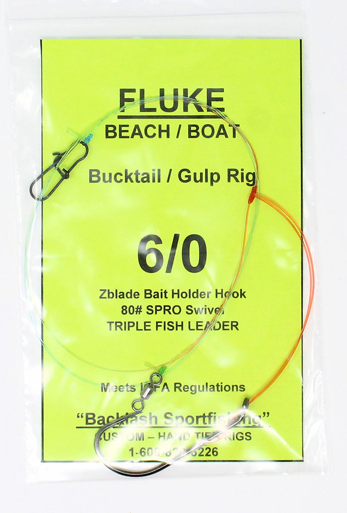 Gulp Rig Backlash Sportfishing Fluke Bucktail & Gulp Rig – Grumpys Tackle