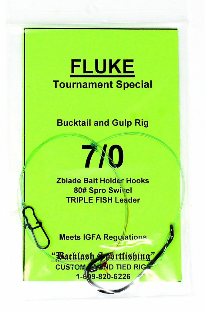 Gulp Rig Backlash Sportfishing Fluke Bucktail & Gulp Rig – Grumpys Tackle