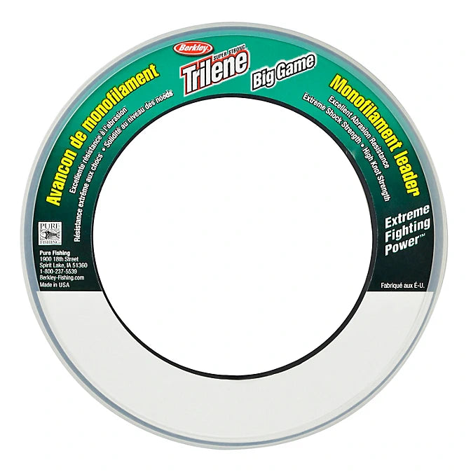berkley fish cart tiers Berkley Trilene Big Game Mono Leader