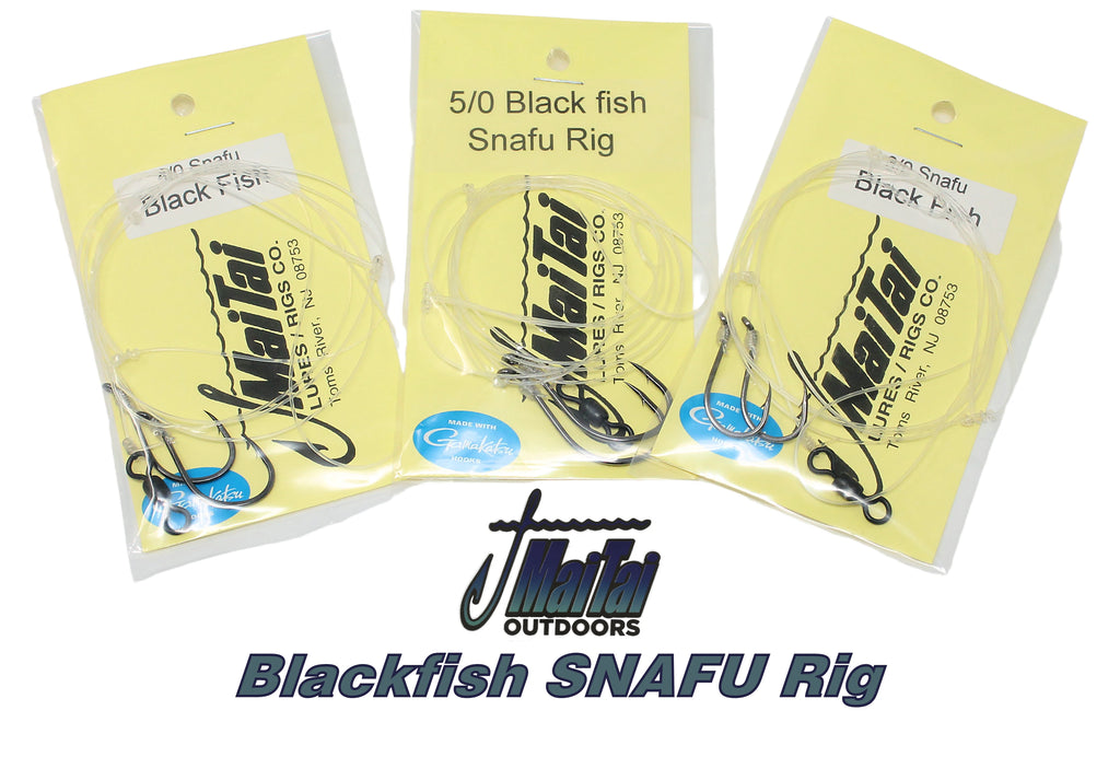 black fish lures in nj MaiTai Blackfish SNAFU Rig – Grumpys Tackle