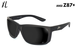 Detour Sunglasses - Breach XL - Matte Black - Jet Black Polarized