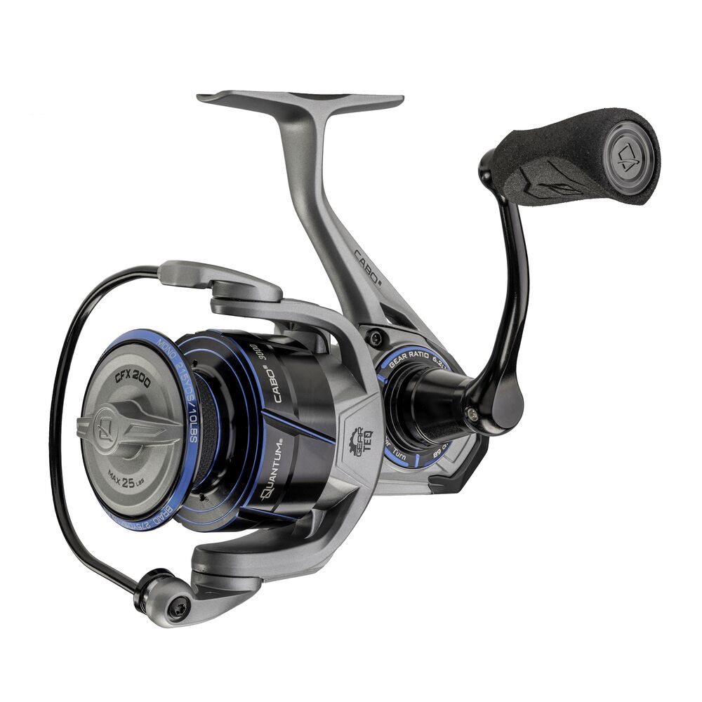 adjusting a quantum fishing reel Quantum Cabo Spinning Reel