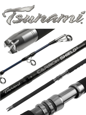 Tsunami Carbon Shield II Blue Water Spinning Rod