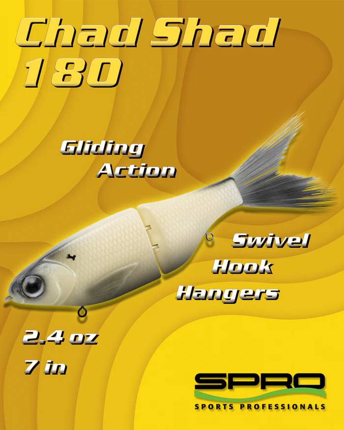 SPRO KGB Chad Shad 180 Jointed Glide Bait – Grumpys Tackle