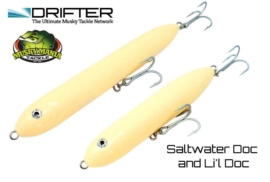 Doc & Lil' Doc Topwater Spook Lures Lemon / 7" 2.75oz Doc & Lil' Doc Topwater Spook Lures Lemon / 7" 2.75oz
