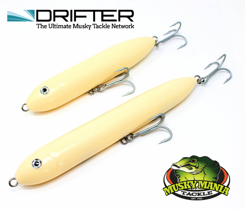 Musky Mania 7 Lil Doc Topwater Lure - Bone