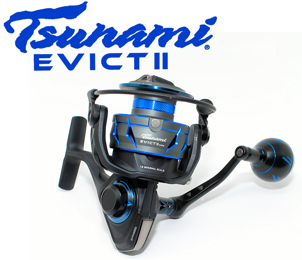 evict fishing reel Tsunami Evict II Spinning Reel