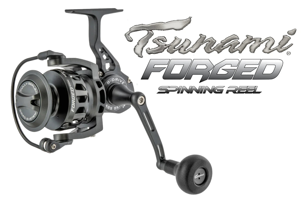 Tsunami Forged Spinning Reel – Grumpys Tackle